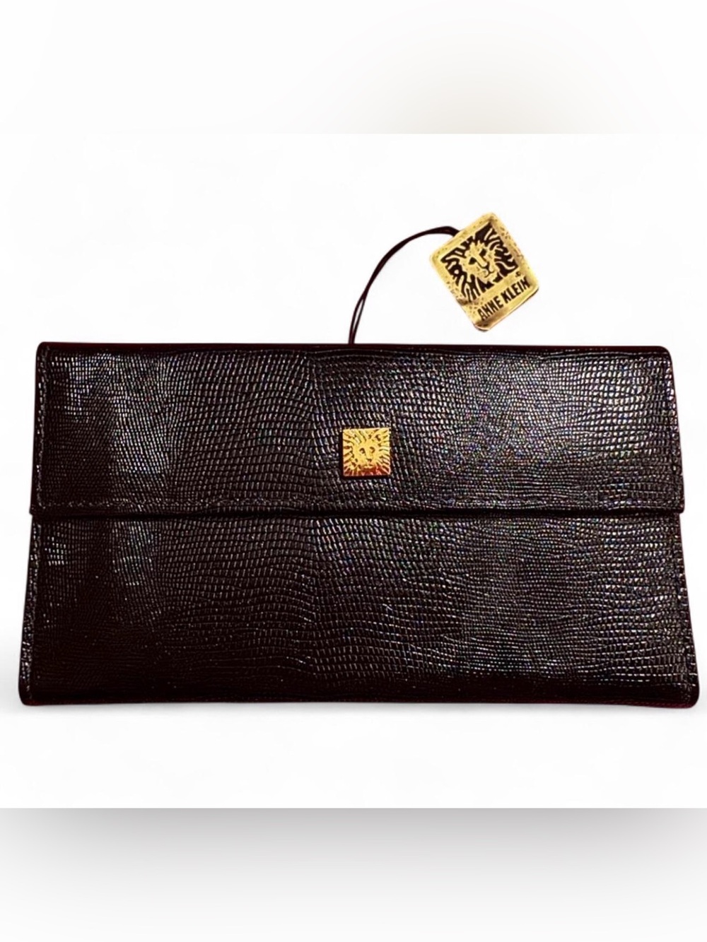 VINTAGE 1980s Anne Klein Kisslock Wallet